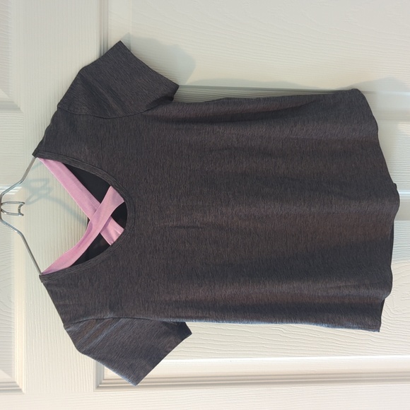 Land's end girls active crossback tee, size medium - Picture 2 of 3